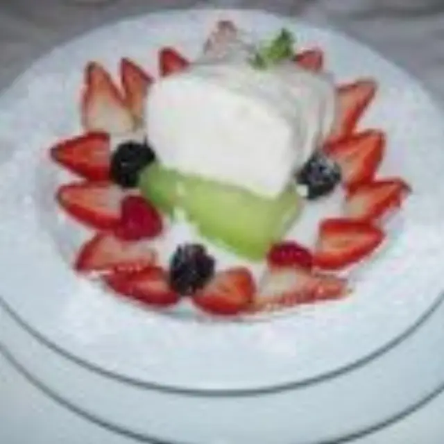 Yogurt Mousse with Cheese and Red Fruits
