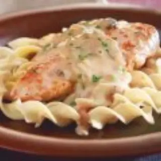 Dijon Chicken with Noodles