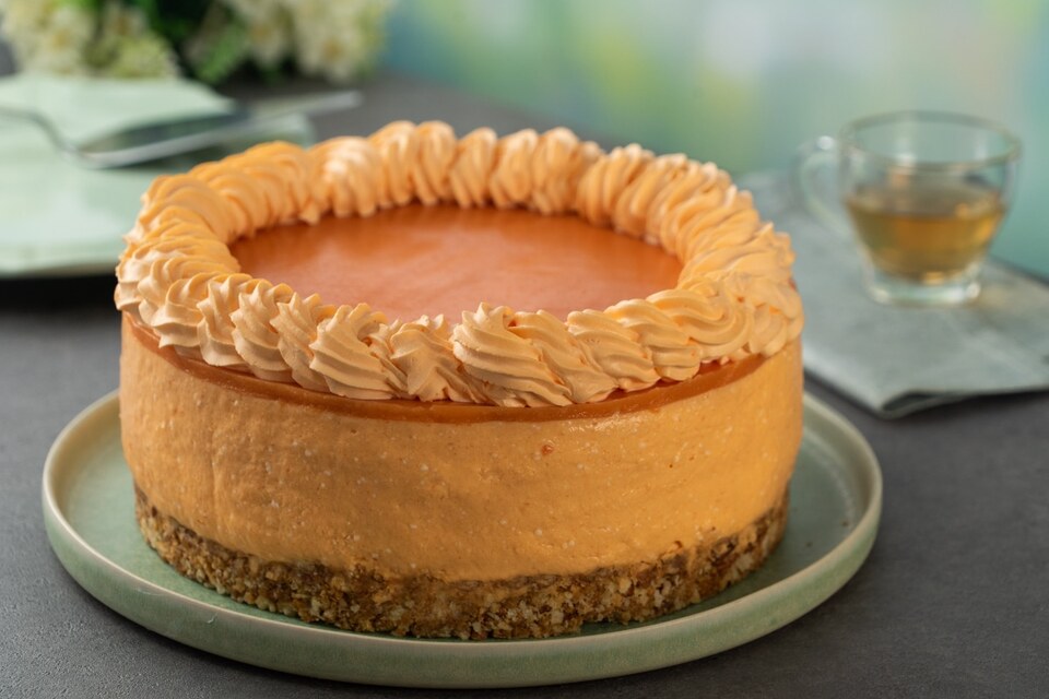 Cheesecake de Mamey Sin Horno