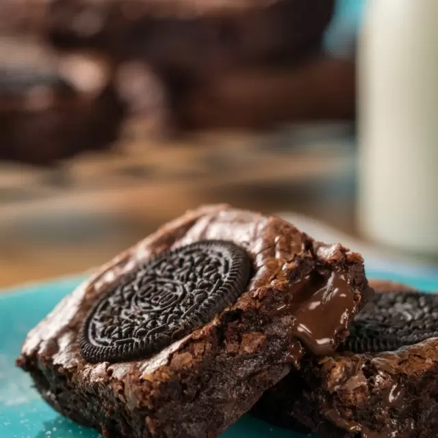 Brownies de Oreo