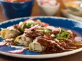 Vegetarian Enchiladas with Spicy Sauce