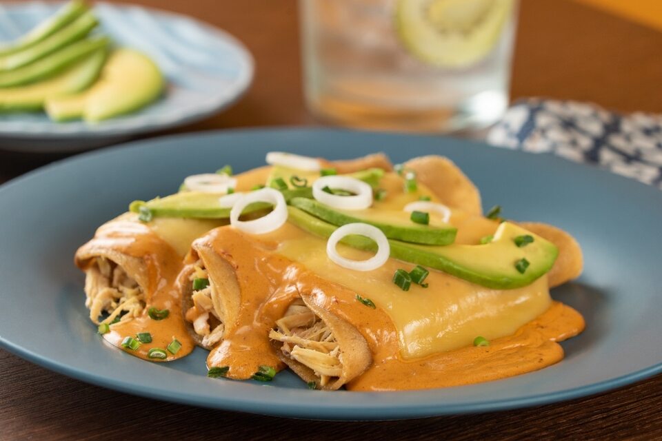 Enchiladas Suizas Rojas Fáciles