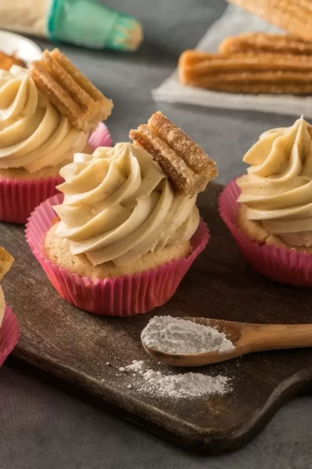 Cupcakes de Churro