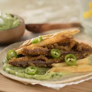 Tacos de Milanesa de Res