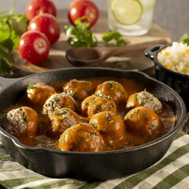 Rice Meatballs with Cauliflower Bits