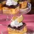 Cubos de Flan com Biscoito