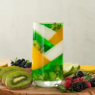 Three-Color Jelly Cups