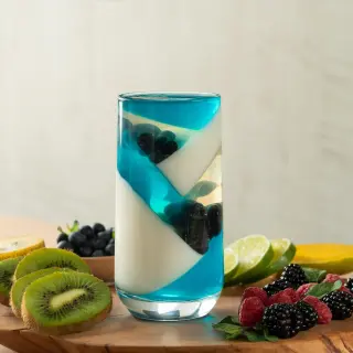 Three-Color Jelly Cups