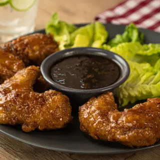 Sweet and Sour Beer Wings with Habanero and Mango