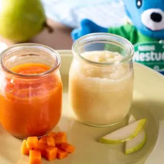 Pear and Papaya Puree