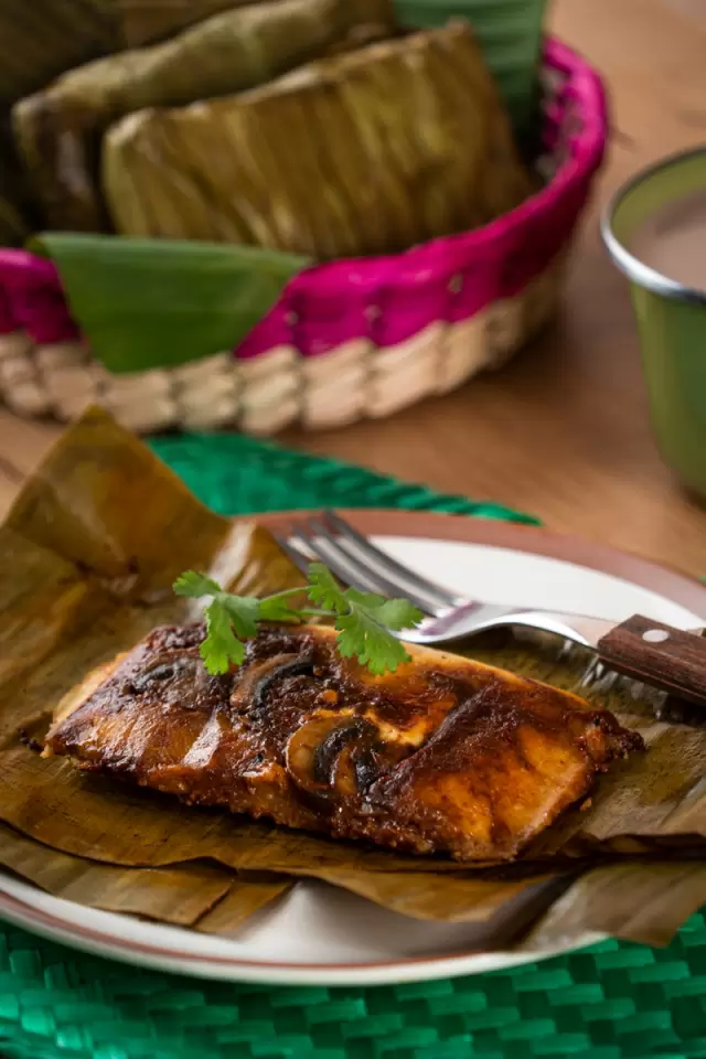 Tamales de Champiñones