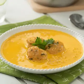 Chicken Meatballs with Pasta