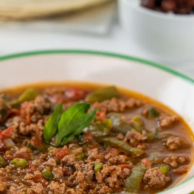 Picadillo with Nopales