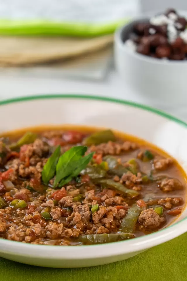 Picadillo with Nopales