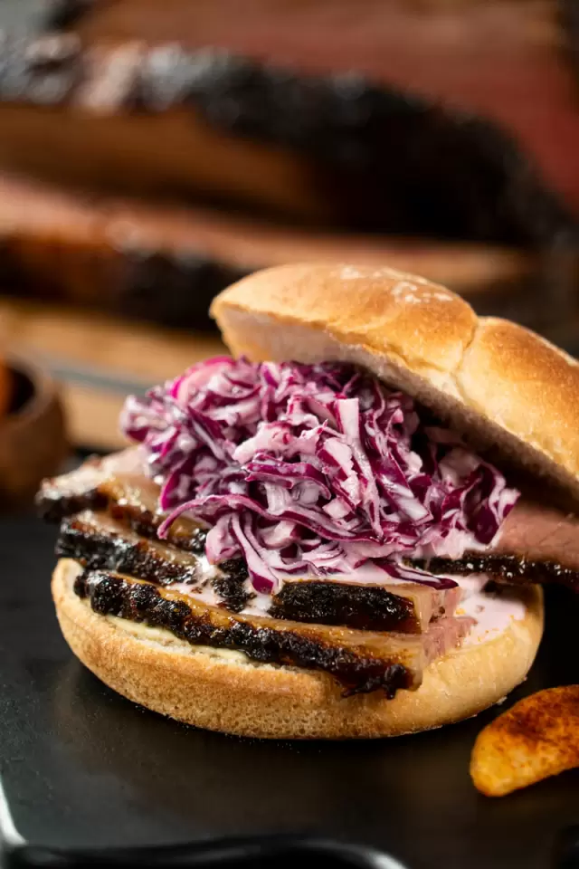 Sándwich de Brisket Americano