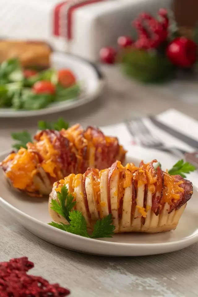 Receta de Papas Hasselback