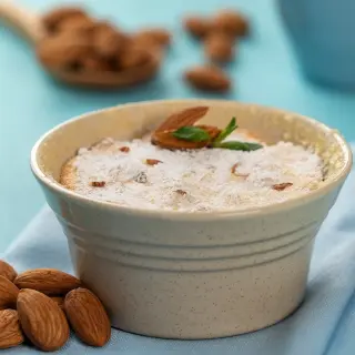 Soufflé de Limão e Amêndoa