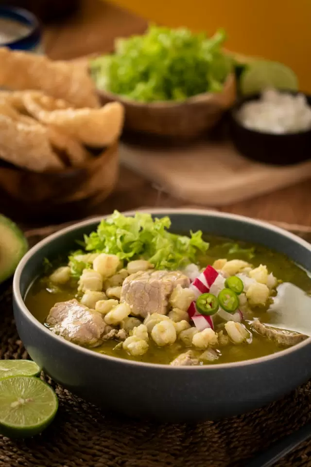 Pozole Verde Estilo Guerrero