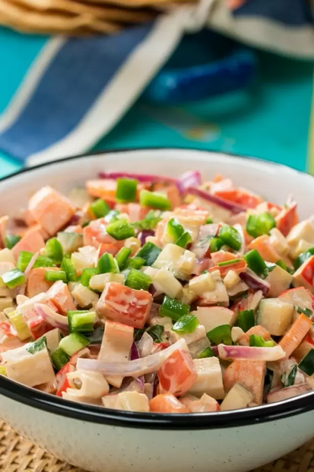 Ensalada de Surimi con Mayonesa