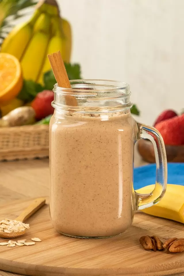 Agua de avena con plátano