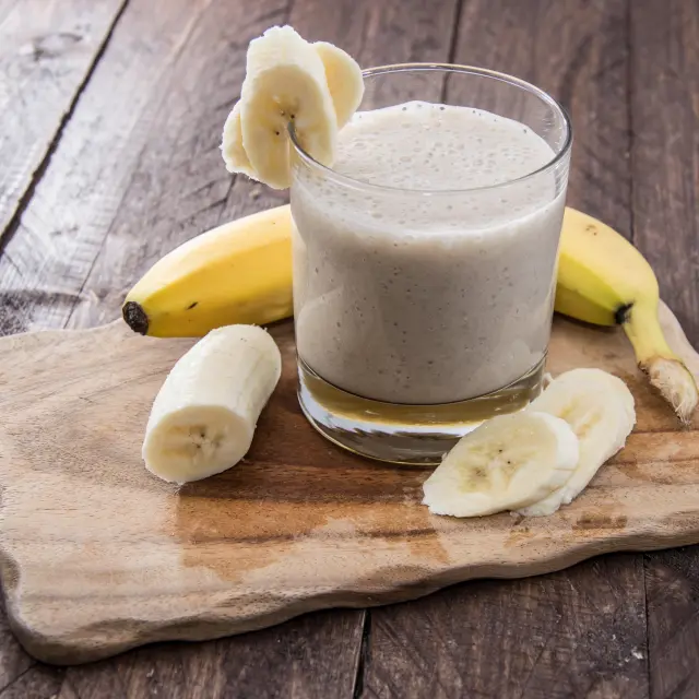 Batido de Banana com Baunilha