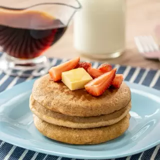 Hot Cakes de Plátano con Avena