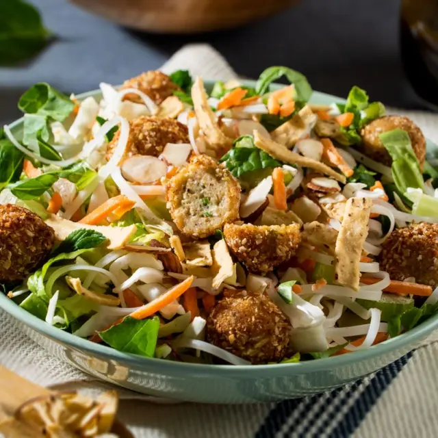 Crispy Fish Ball Salad
