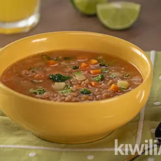 4 different vegetable soups