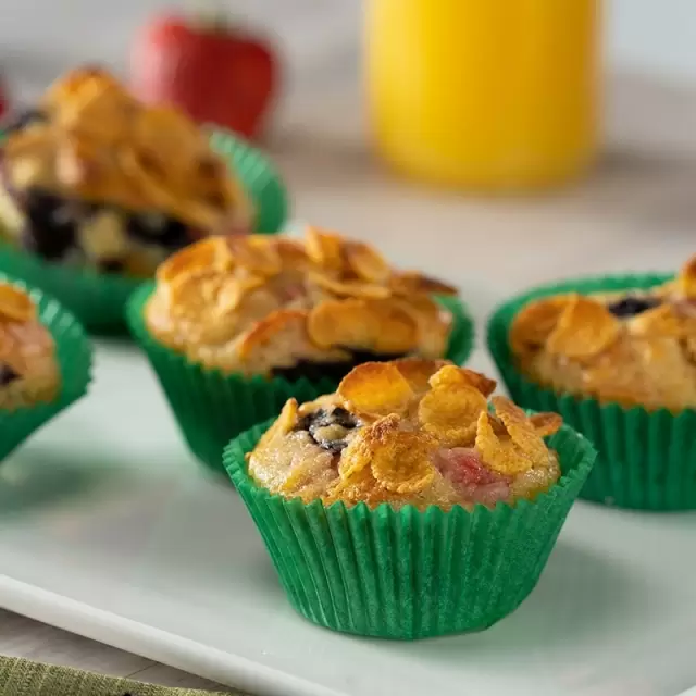 Cereal Muffins with Fruit