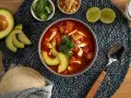 Caldo Tlalpeño con Chicharrón 