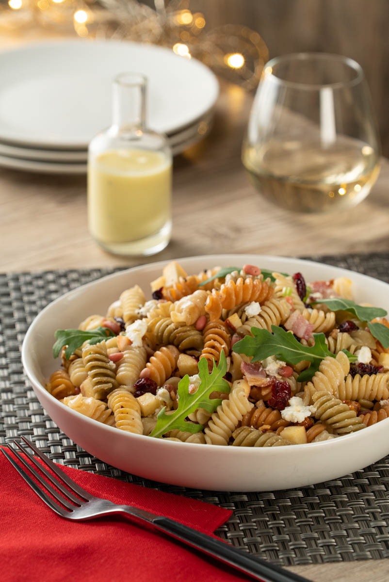 Pasta Rotini con Frutos Rojos