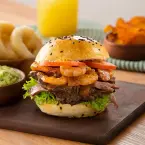 Hambúrguer Gourmet Mar e Terra