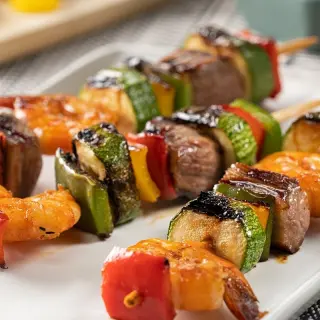 Keto Sea and Land Skewers