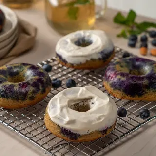 Homemade donuts to share