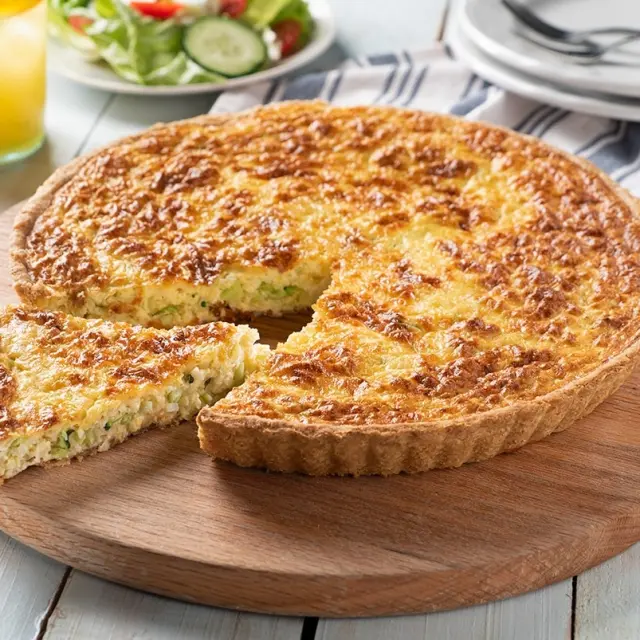 Torta de Brócolis com Queijo
