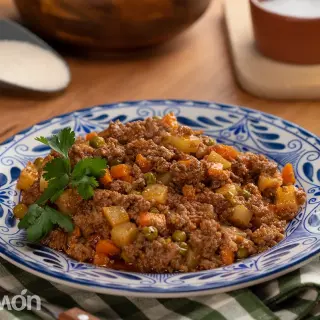 How to remove the saltiness from the ground meat?