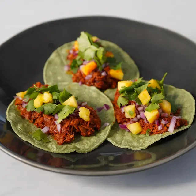 Tacos de Atum ao Pastor Saudáveis