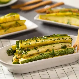 Lemon Roasted Zucchini