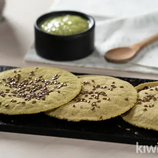Tostadas Assadas de Chile Poblano