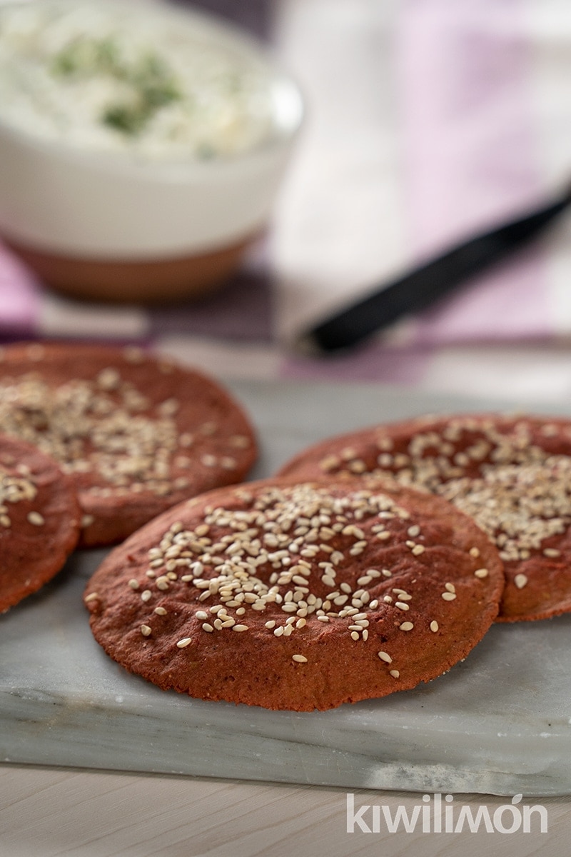 Tostadas Horneadas De Betabel