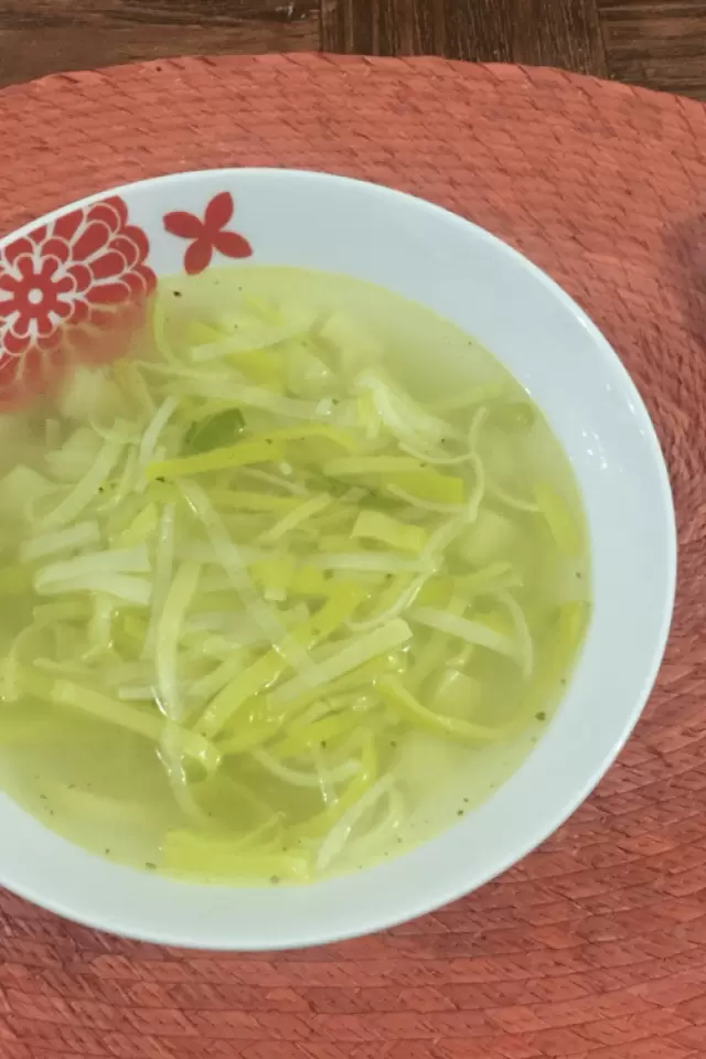 Sopa de Poro y Papa