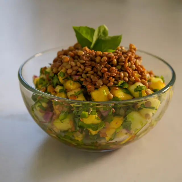 Salada de Lentilhas Fácil