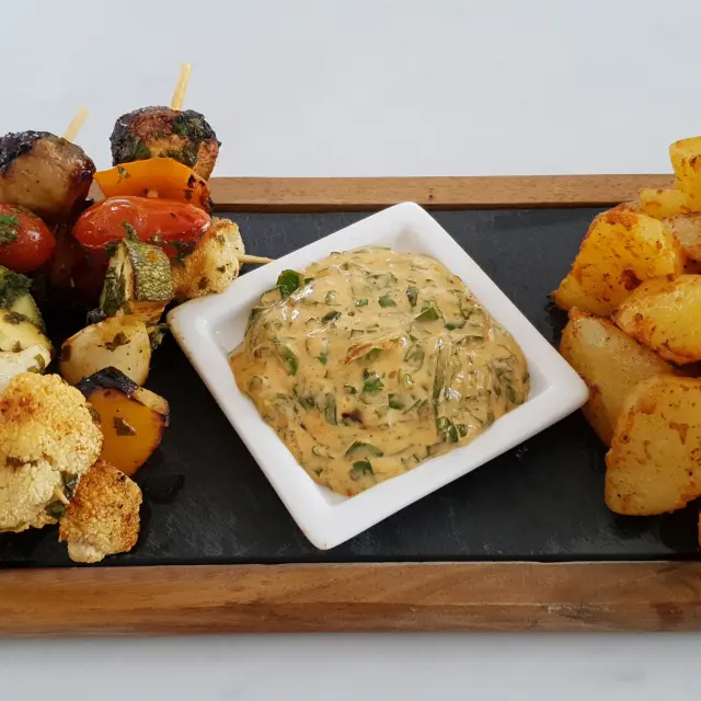 Batatas Picantes Grelhadas com Maionese Especial