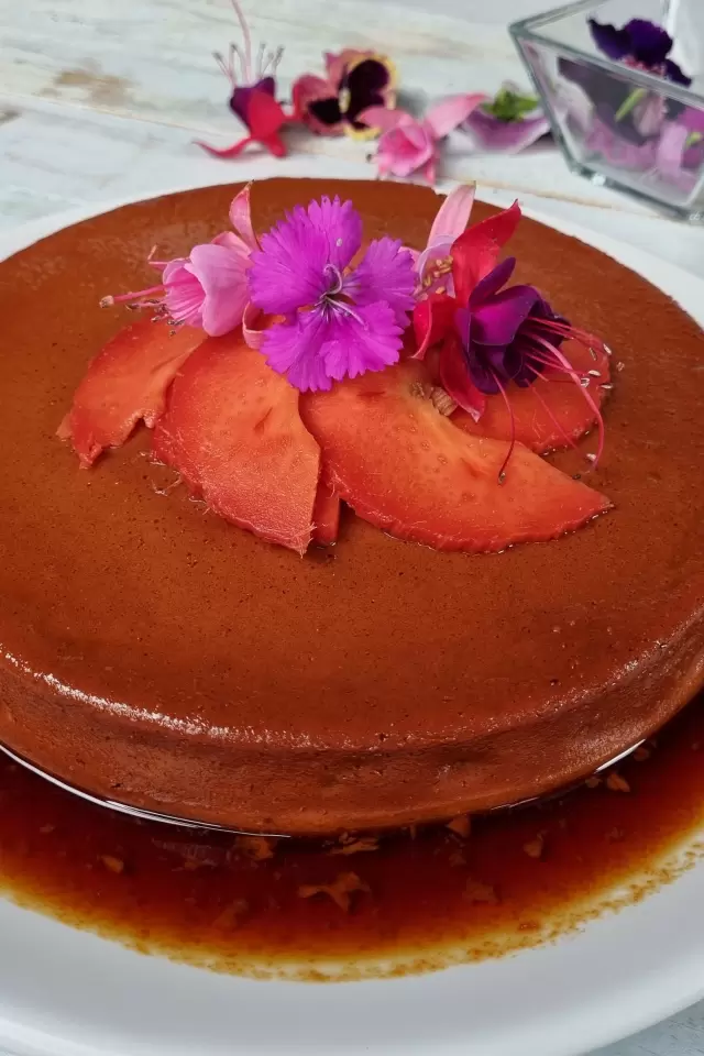 Flan de Mamey