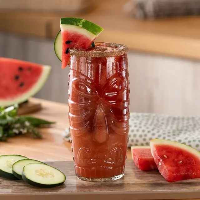 Watermelon and Cucumber Chamoyada