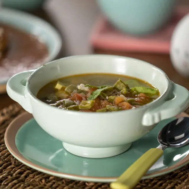 Nopal Soup with Epazote
