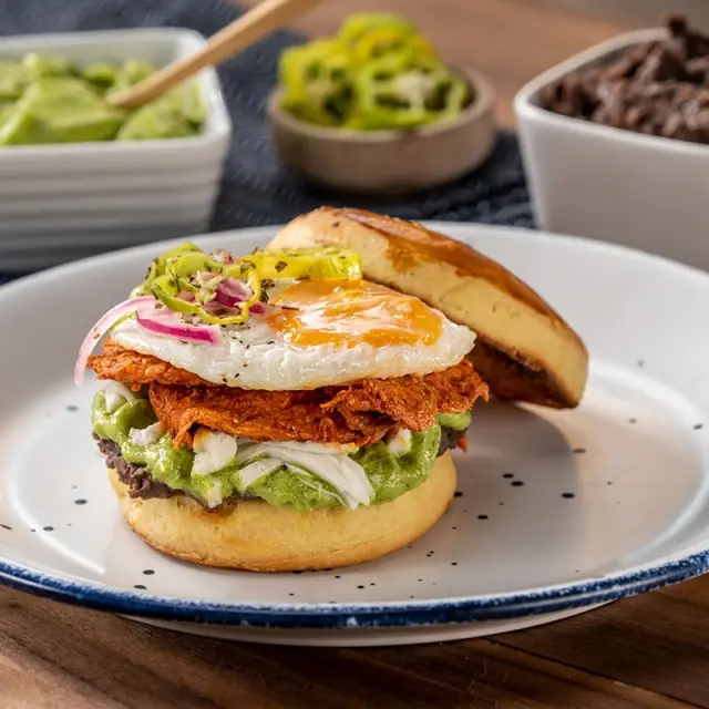 Sanduíche de Carne Seca Enchilada