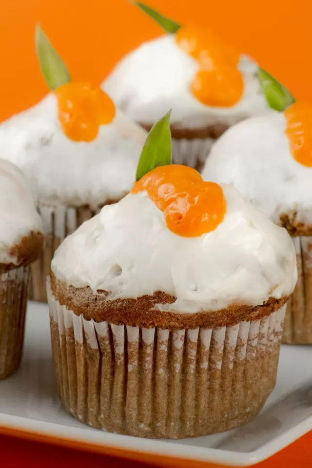 Cupcakes de Zanahoria con Splenda