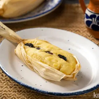 Sweet Tamal with Rice Flour