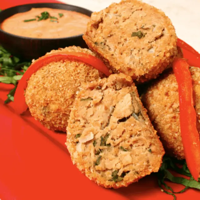 Croquetas de Atum com Pimentão